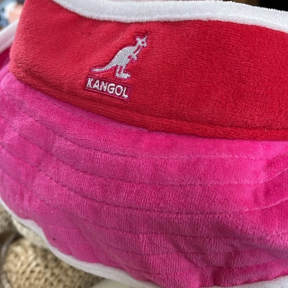 Free People X Kangol Red and Pink Women's Visor new wtags